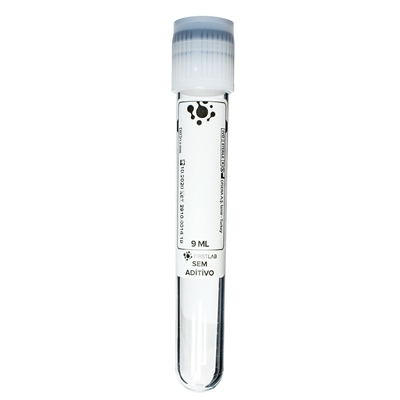 Tubo Coleta Vácuo Sem Aditivo 9ml – C/100 – Firstlab